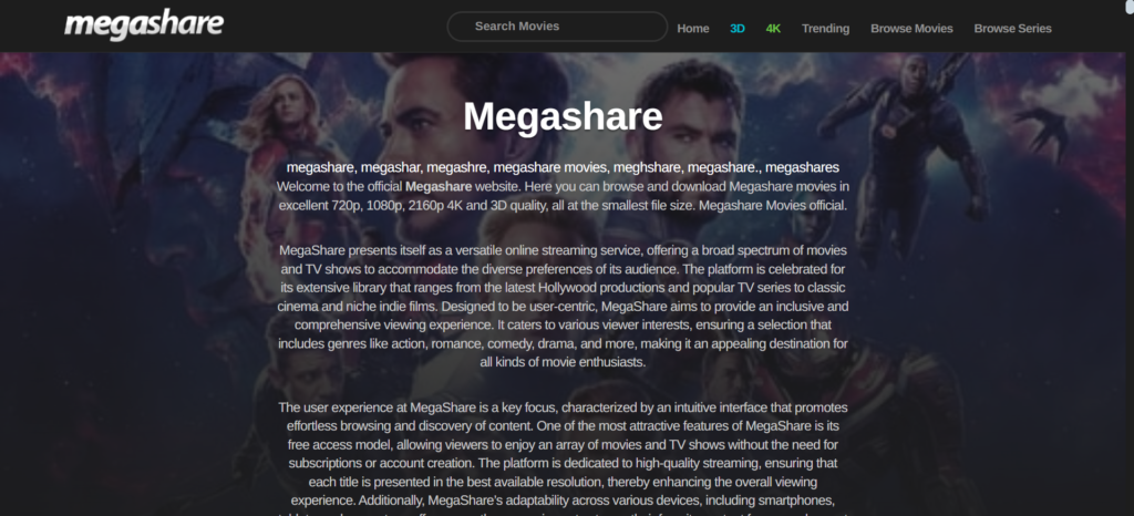 Megashare | Spacemov: Watch Best Free Movies & TV Shows in 2025
