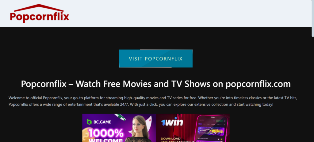 opcornflix: A FlixTor alternative that also works on mobile device | FlixTor: The Best Free Streaming Site Right Now (2025)
