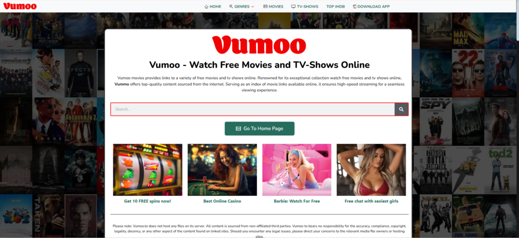 Vumoo: Attractive user interface | FlixTor: The Best Free Streaming Site Right Now (2025)
