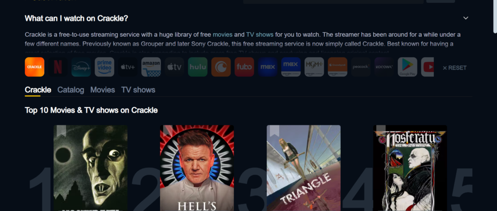 Crackle | YesMovies: The Best Site for Free Movies & TV Shows in 2025
