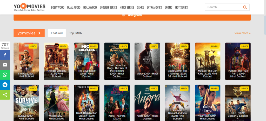 YoMovies | Best SolarMovie Alternatives | Trendalize