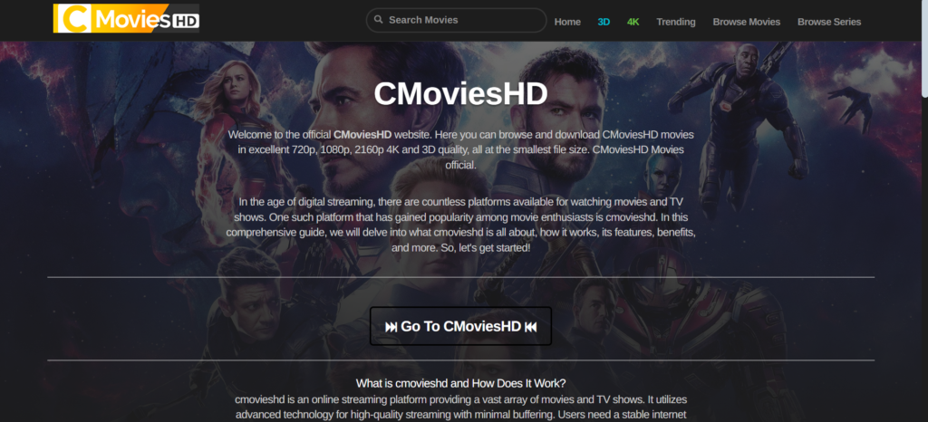 CMoviesHD | The 13 Best GoMovies Alternatives For Free Streaming