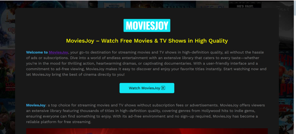 MoviesJoy | GoMovies: The Best Free Streaming Site Right Now (2025)
