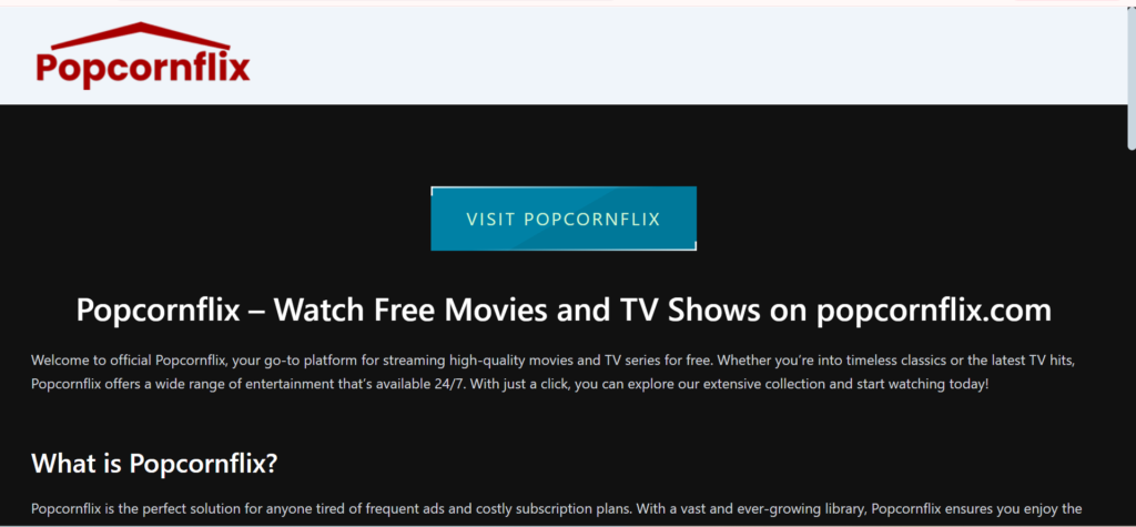 Popcornflix | GoMovies: The Best Free Streaming Site Right Now (2025)
