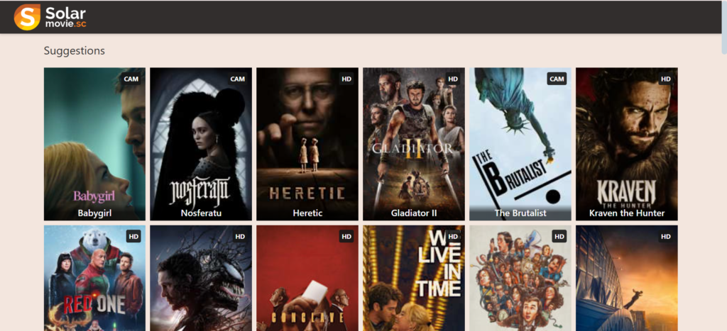 SolarMovies | The 23 Best Putlocker Alternatives in 2025