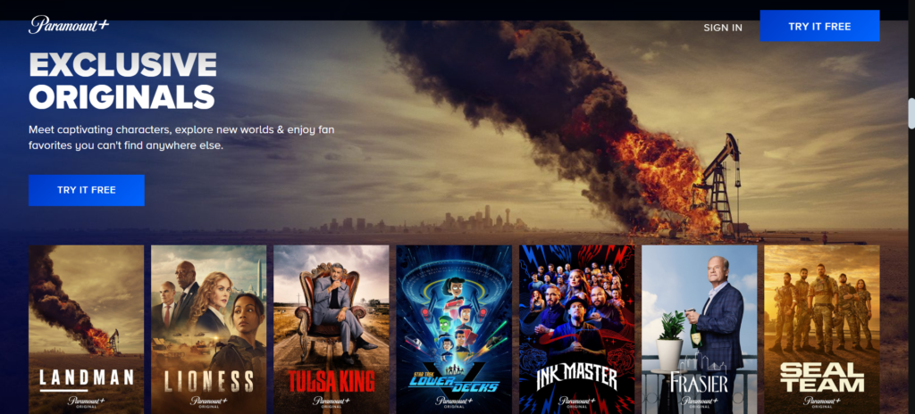 Paramount Plus | The 23 Best Putlocker Alternatives in 2025