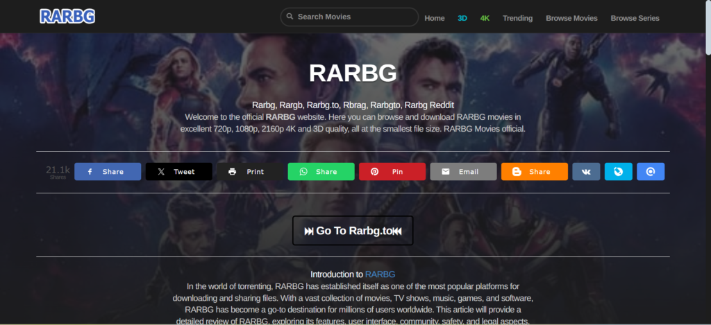 RARBG | The 17 Best Torrent Sites for TV Shows Right Now (2025)