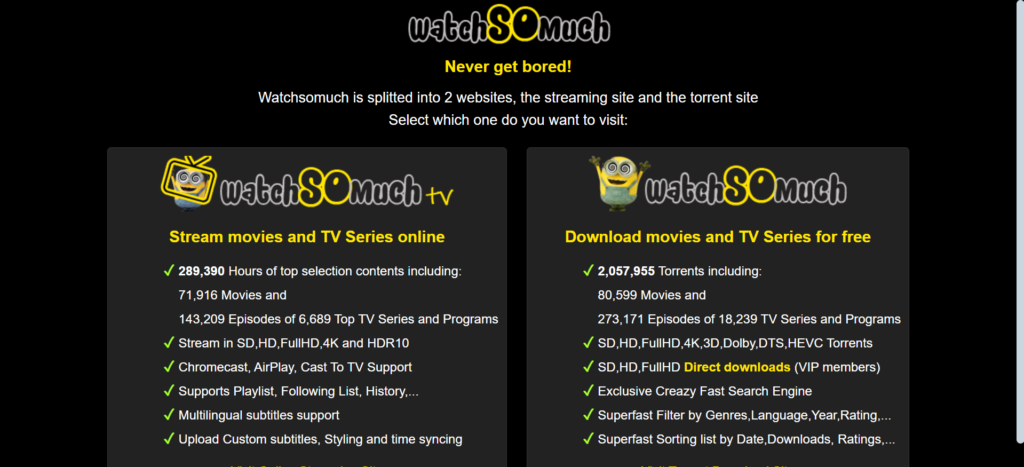 WatchSoMuch | The 17 Best Torrent Sites for TV Shows Right Now (2025)