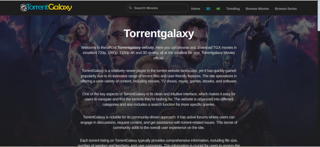 TorrentGalaxy – Best for macOS Software & Movies | Top 13 Best Mac Torrent Sites You’ll Love Right Now (2025)