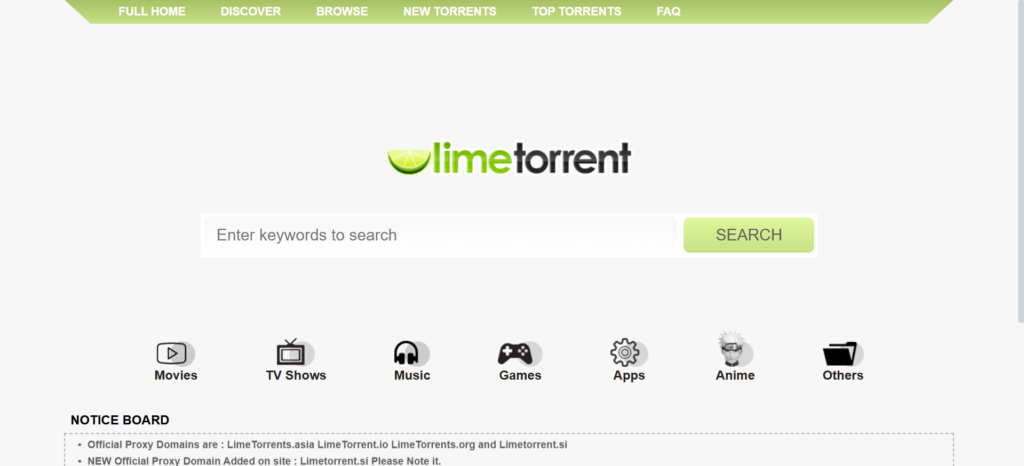 LimeTorrents | 25 Best Anime Torrent Sites in 2025 | Trendalize