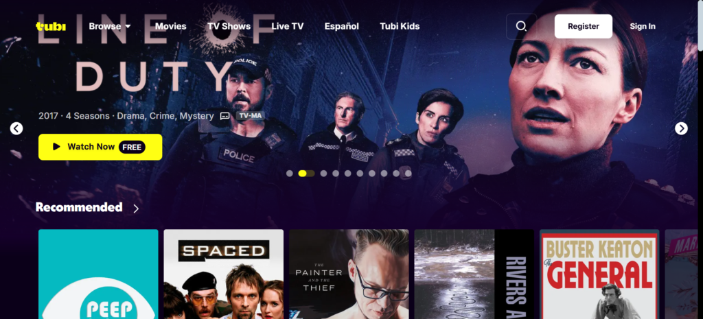Tubi TV | The 17 Best Free SFlix Alternatives in 2025 (Tested & Working)
