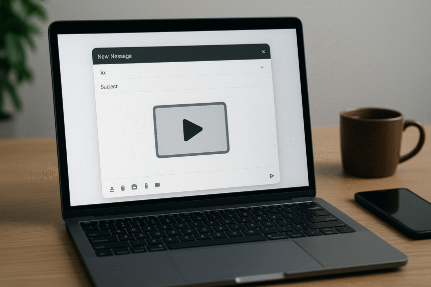 how to send a video through email