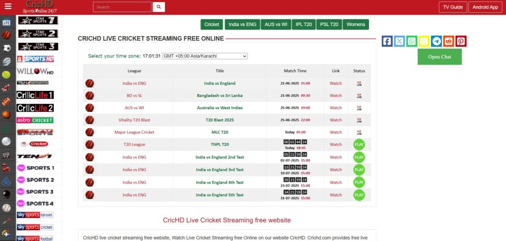 CricHD