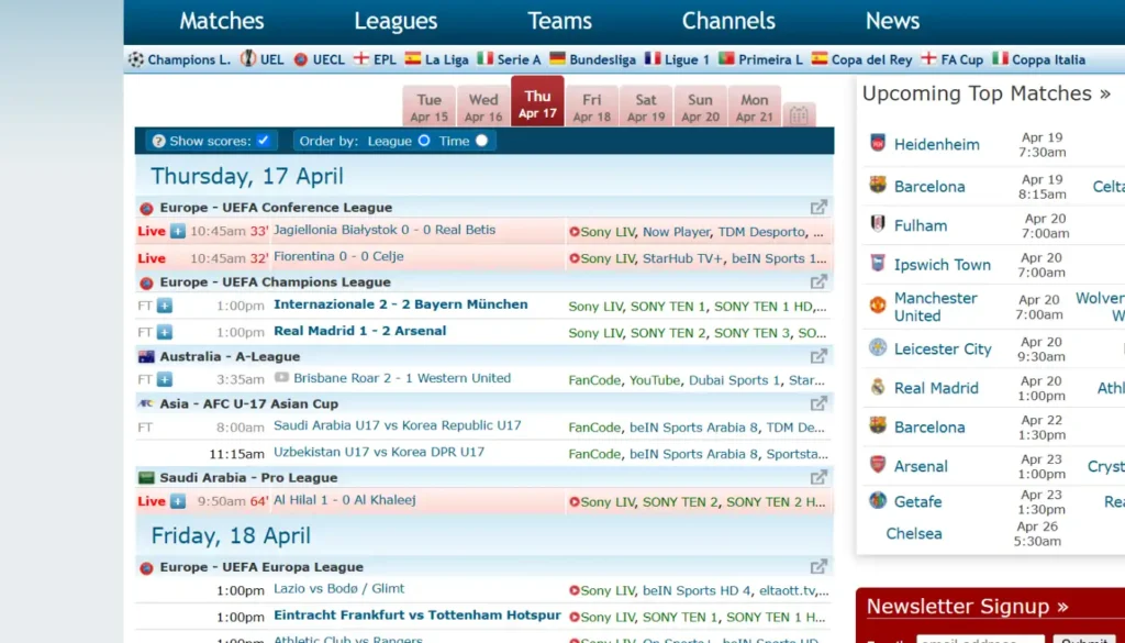 LiveSoccerTV