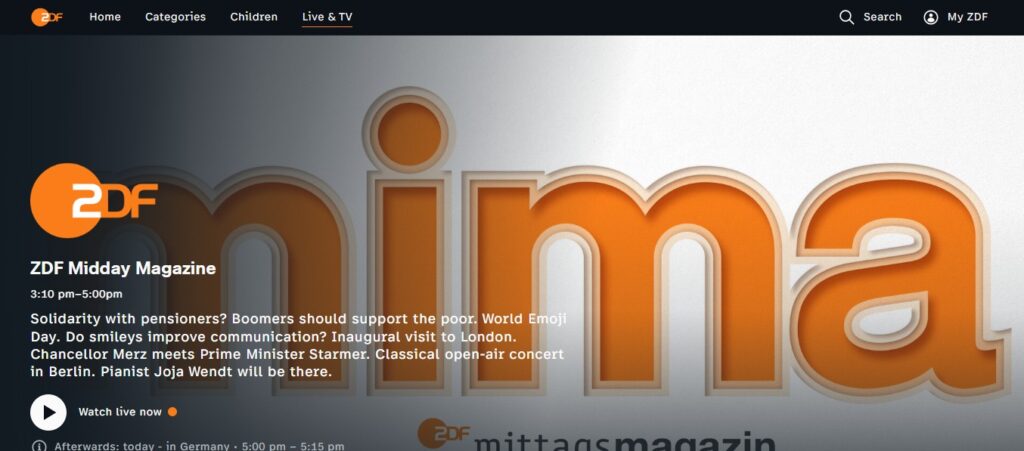 ZDF Mediathek